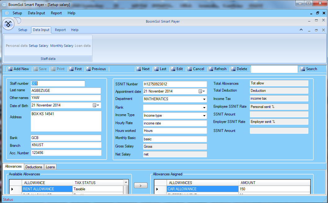 BoomSol Payroll Management System