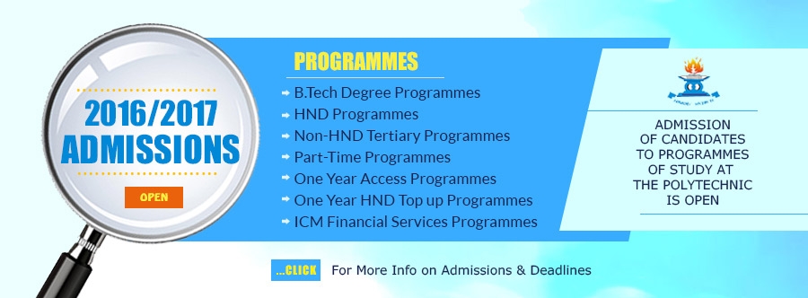 Kumasi Polytechnic Forms for 2015-2016 have been opened to the general public